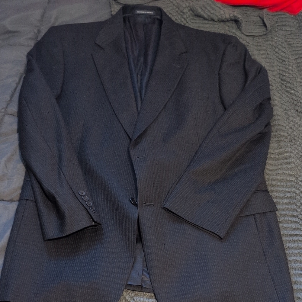 Loro Piana Made In France Men's Black Blazer Sports Coat Jacket Size L